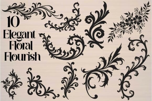 Download Elegant Floral Flourish - Premium Resources