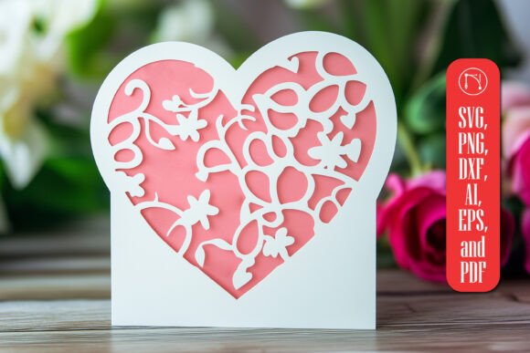 Download Paper Cut Valentine's Card SVG Cut File - Paper cut Collection